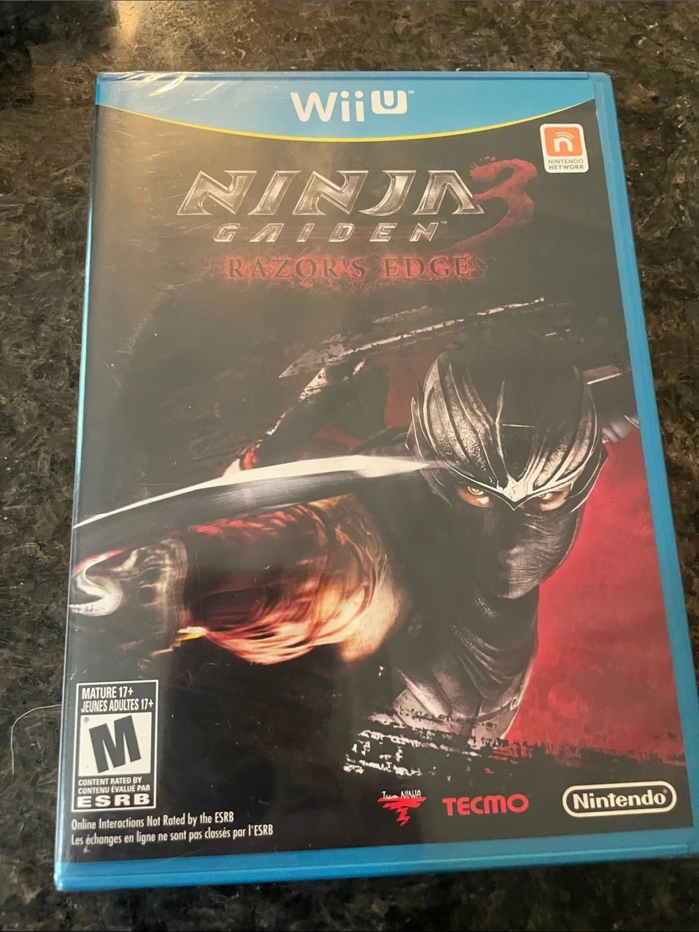 Nintendo Ninja Gaiden 3: Razor's Edge – Black & Red Wii U Cover